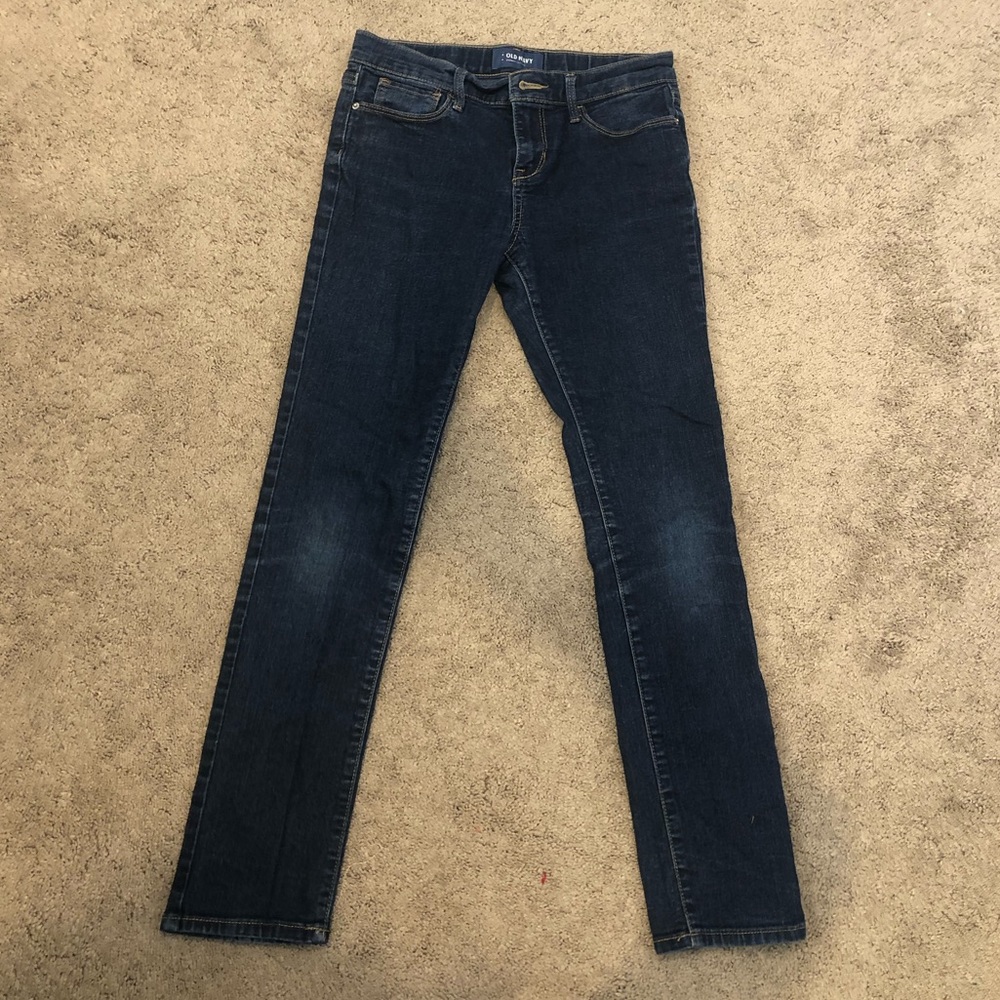 Old Navy Girls Dark Wash Skinny Jeans